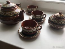 Retro čajový servis bulharská keramika - 3