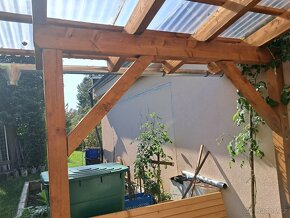 Zahradní dřevěná pergola o půdorysu 3x4 metry - 3