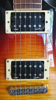 Zánovní kytara HB SC-550 II + hardware Gotoh / snímače Godin - 3