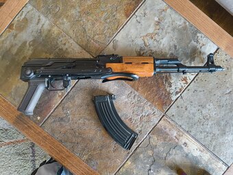 AEG, Cyma AKM, dřevo-kov, sklopná pazba - 3