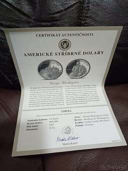 Sběratelská mince Half Dollar George Washington USA 1982 - 3