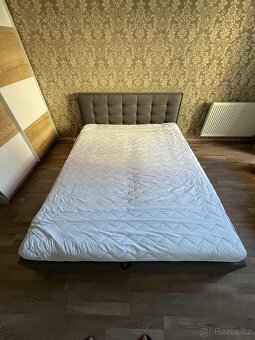 Postel 160×200 cm s úložným prostorem + matrace - 3