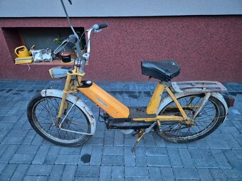 Babetta 228, první neodpružená BABETA, 19" kola, žlutá - 3