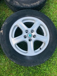 15" 5x100 alu kola Škoda+letní pneu Michelin 195/65/15 - 3