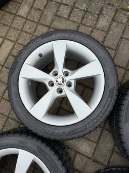 ORIGINÁL Alu Škoda DIONE 5x100, R16 - ZIMNÍ PNEU - 3