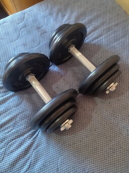 Na predaj: 2× nakladacia činka LIFEFIT – 2×20 kg - 3