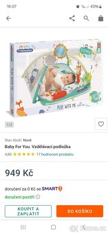 Hrací podložka s hrazdičkou - 3
