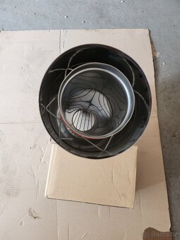 Nerezový komín - přisávací hlava, průměr 100mm - 3