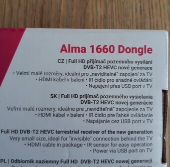 setobox DVBT2, Alma 1660 Dongle /NOVÝ/ - 3