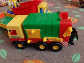 Auta 3x - Auto Wader - nakladni,popeláři, traktor - 3