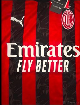 Fotbalový dres AC Milan domácí 25/26 Rafael Leão #10 - 3