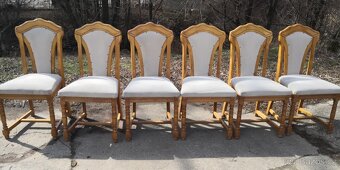 Masivní židle - 6 kusů - 3