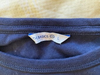 Pánské tričko C&A, vel. L, Navy Blue - 3