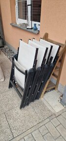 Skládací polohovací zahradní venkovní židle - 3