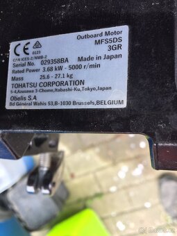 Lodní motor Tohatsu MFS 5D SS - 3