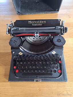 Psací stroj mercedes superba - 3