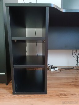 Černý počítačový/kancelářský stůl - 3
