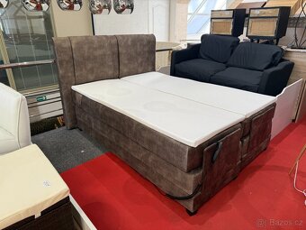 Postel BOXSPRING 140x200 elektr. poloh. NOVÁ 2.j. - 3