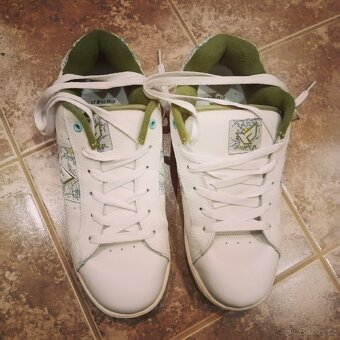 Bílé stylové skate tenisky 41 - 3