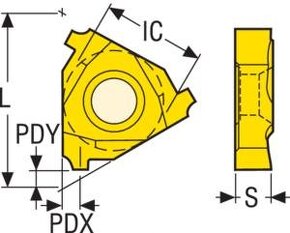 Destičky SECO 22NR5NEWVAM, CP500 - 3