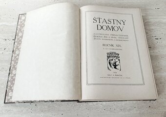 Časopisy Šťastný domov, dva svázané ročníky 1923 a 1924 - 3
