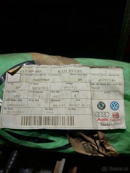 Bočnice levá Fabia 1, sedan. Kompletní, original - 3