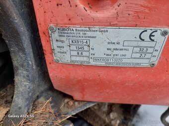 Prodám kubota kx-015-4 - 3