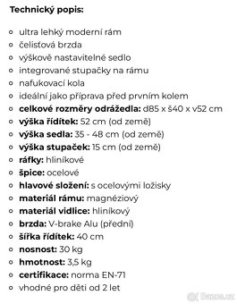 Prodám dětské odrážedlo - 3