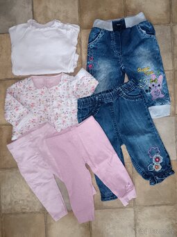 Mix oblečení 74 - 80 cm - 3