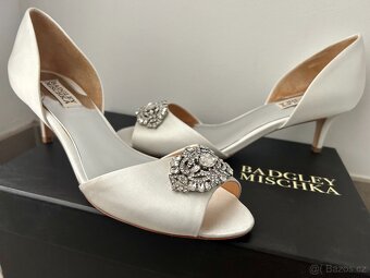Badgley Mischka Petrina, svatební lodičky, vel. 39 - 3
