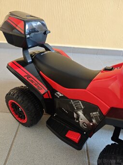 Čtyřkolka na akumulátor pro děti kufřík QUAD-SX-3-ČERVENÁ - 3
