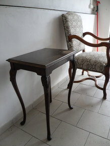 Starožitné křeslo, elegantní, velké. - 3