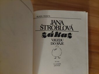 Jana Štroblová - Zákaz vjezdu do ráje Vladimír Jiránek SLEVA - 3