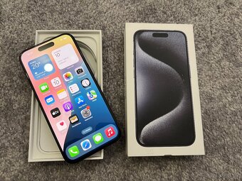 iPhone 15 PRO 128Gb…TOP stav, sim slot - 3
