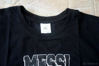 Pánské černé fotbalové tričko Lionel Messi vel.S - 3