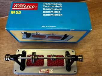 Parní stroj - TRANSMISE Wilesco M55 z roku 1975 - 1990 cca - 3