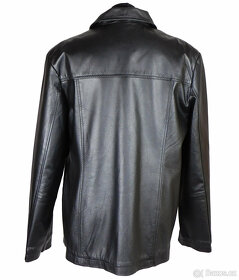 Kožený dámský černý měkký kabátek TODAY´S WOMAN XL - 3