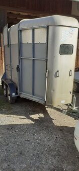 Přívěs na 2 koně IFOR WILLlAMS s přední rampou - 3