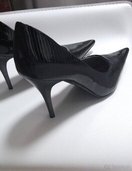 nové černé lodičky, vel. 36/37 - 3