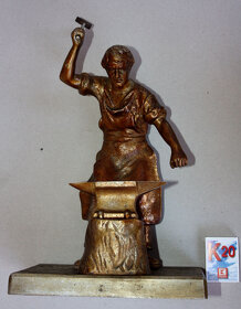 Socha kovář, soška, figura, figurka, busty, bysta, bista - 3