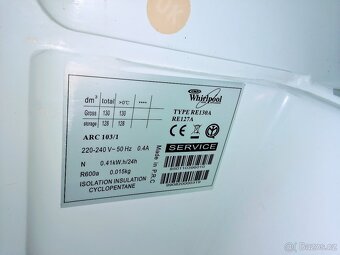 Chladnička Whirlpool 0,41kW.h/24h - 3