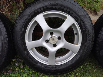 4KS ALU DISKY VČ. PNEU 90% VRANÍK UNI SMART 205/60 R16 - 3