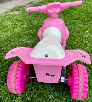 Loko Toys elektrická tříkolka - růžová - 3