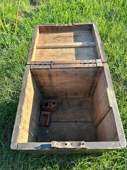 Dřevěná bedna, box, skříňka - 3