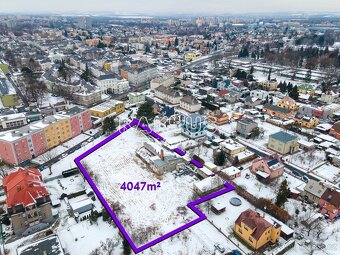 Prodej stavebního pozemku o výměře 4047m2, ulice Závodní, Os - 3