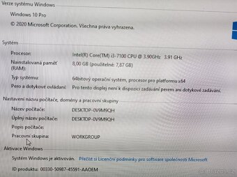 Dell Optiplex 5050 / i3-7100 / 8GB RAM / SSD 240GB / Win 10 - 3