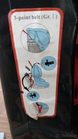 Autosedačka 9-25 kg, polohovací - 3