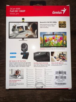 Webkamera Genius QCam 6000, Full HD - Nová - 3
