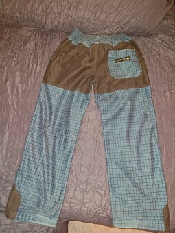 Lehké modré kalhoty vel. 122 - 3