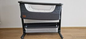 Dětská přístavná postýlka Lionelo Timon Grey - 3